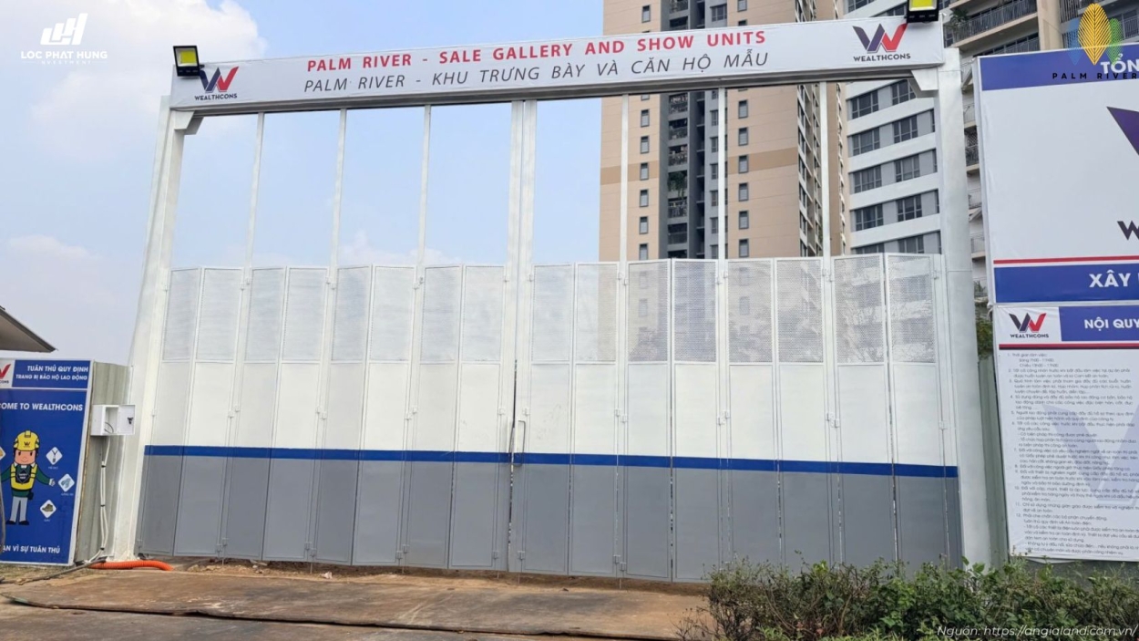 Tiến độ thi công thực tế dự án Palm River tháng 02/2026 Tiến độ thi công thực tế dự án Palm River tháng 02/2026